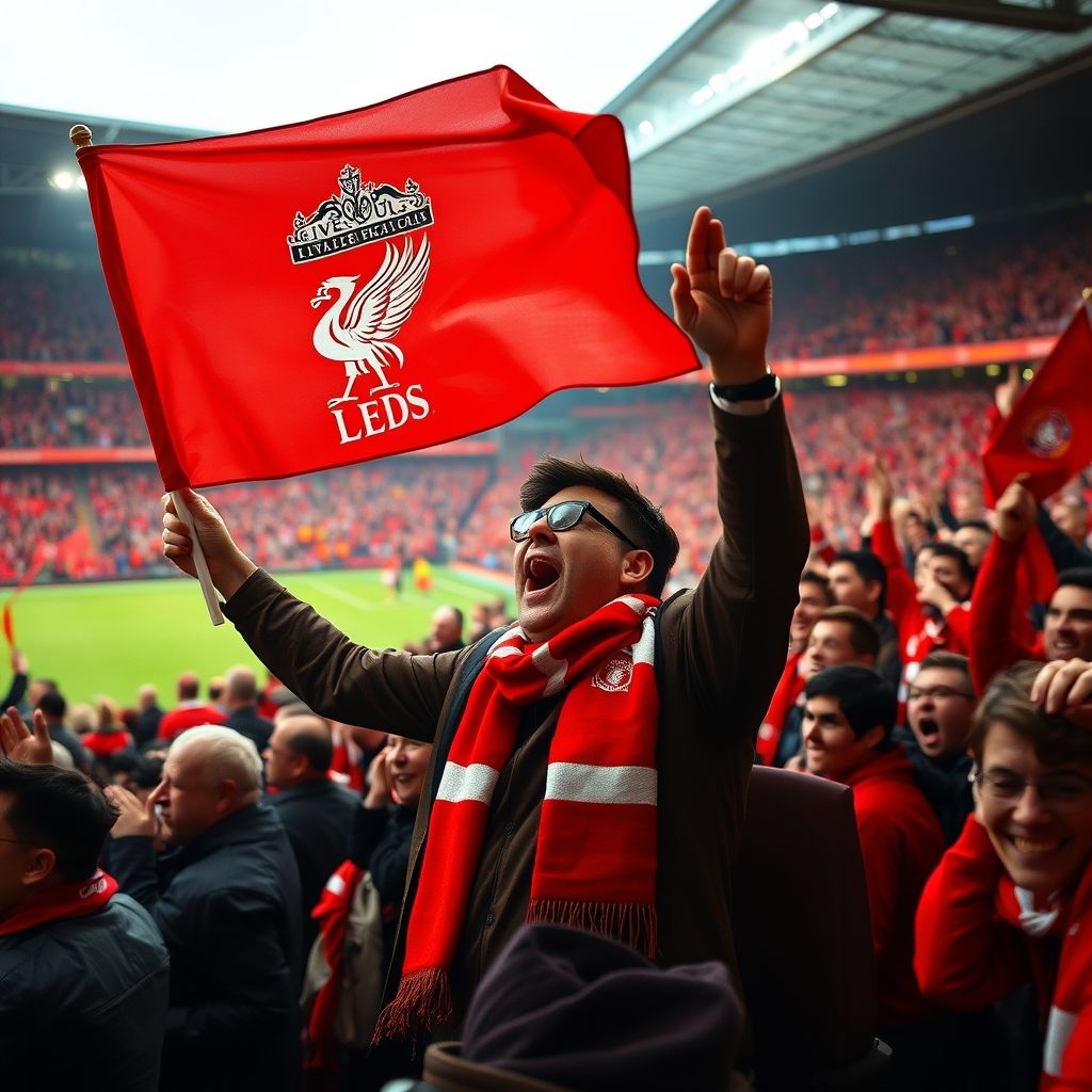 米乐官网登录-利物浦球迷现场助威，球队斗志昂扬